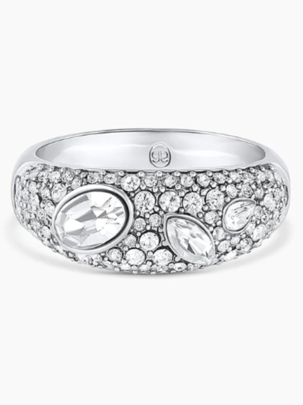 Gorjana NWT Women's Silver KINGSTON Cocktail Ring, Size 8